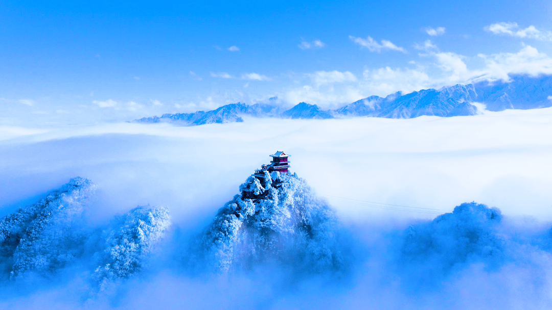 雪景南五台59元12月1013日踏终南福地访五台胜境1日游