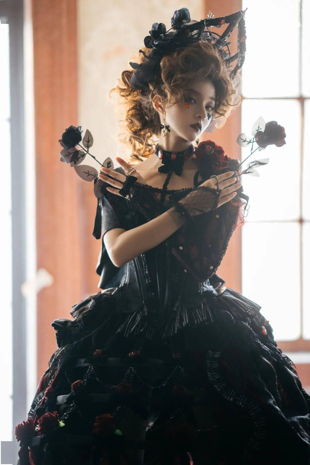 带上索尼微单alpha7riv拍摄室内人像写真