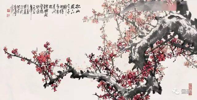 画梅大师王成喜梅花作品50幅,美极了!_手机搜狐网