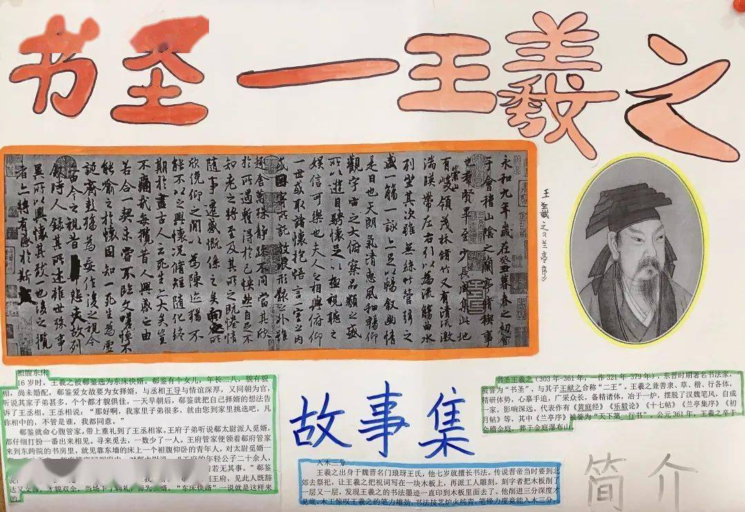 "聊聊书法"——记双语部六年级语文作业展