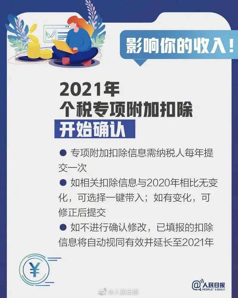 
2021年度个税专项扣除开始确认 与你有关↓_开云官方网站