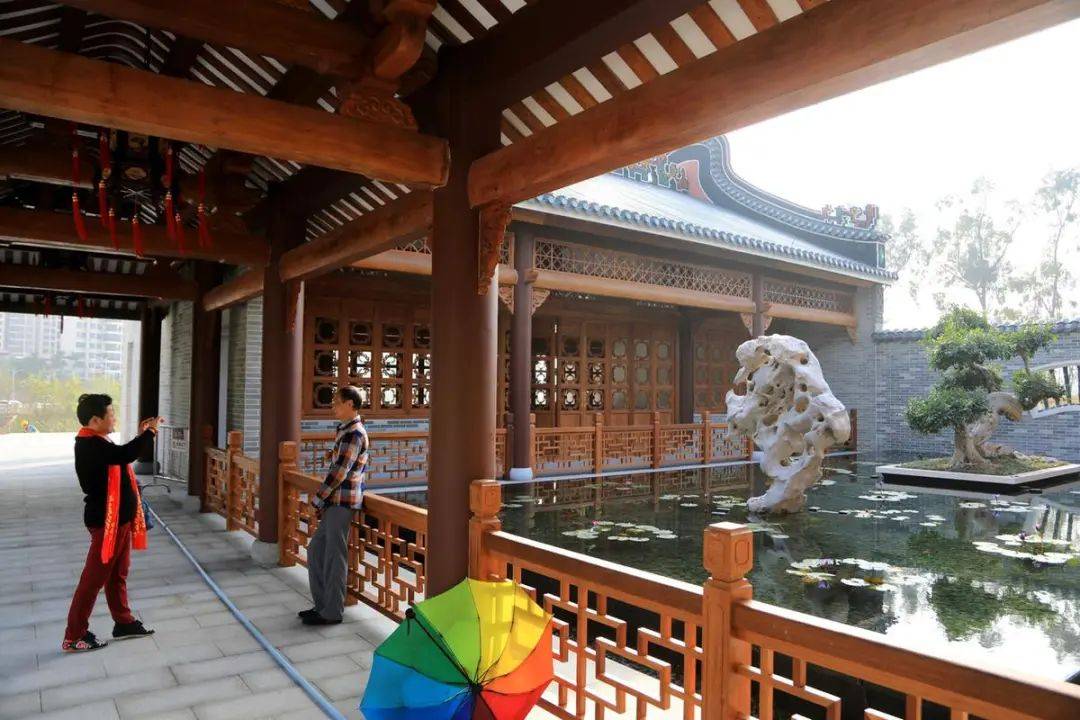清代广府建筑风格!岭南元素!香山湖公园三期即将对外开放