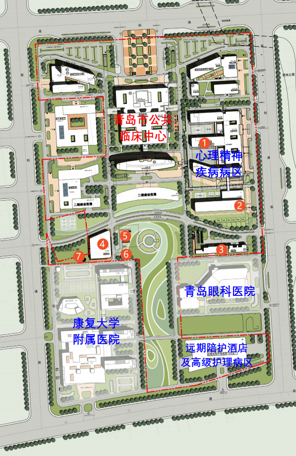 青岛市民健康中心启动招标,效果图曝光!