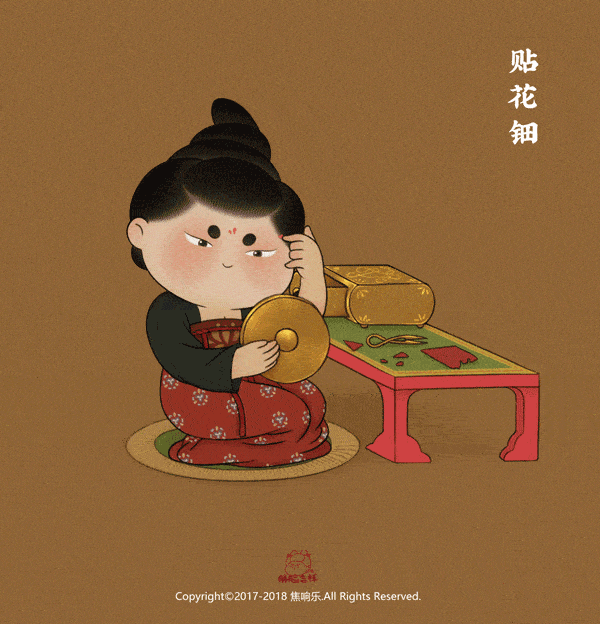 焦响乐在绘画过程中慢慢摸索,不断形成了现在的又萌又治愈的独特古风