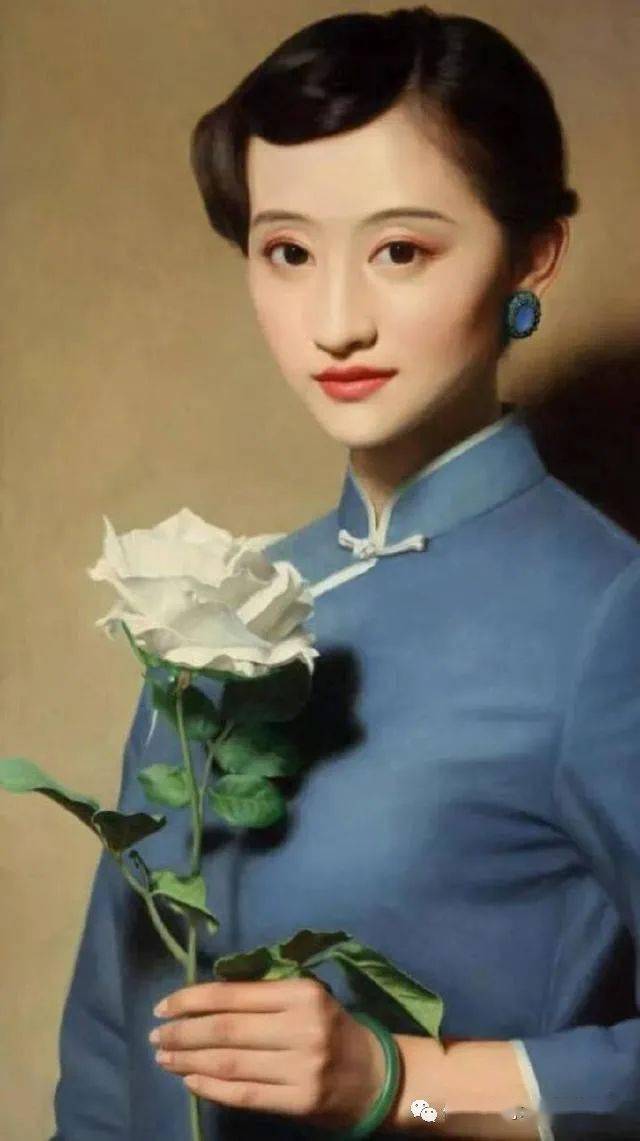 中国油画中的绝世美人_手机搜狐网