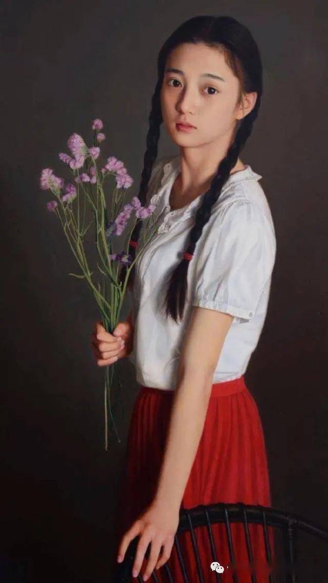 中国 清末 美人画 清朝美女肖像：品读中国最早的油画作品