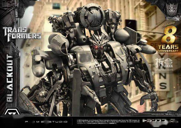 prime 1 studio 变形金刚 眩晕 blackout 雕像