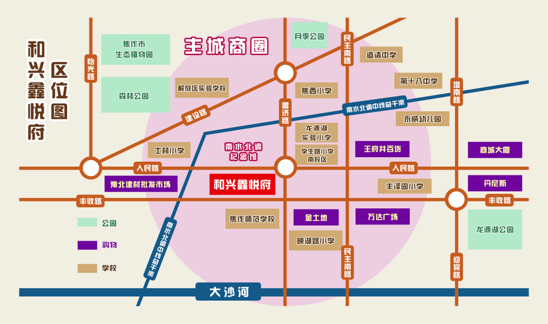 站在焦作城市中轴没有人能拒绝这个河景楼盘