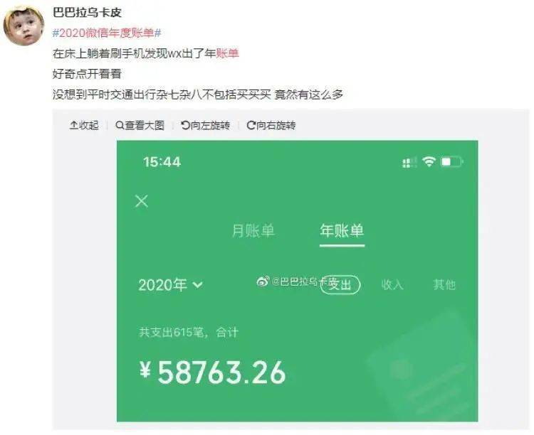 来了来了,微信支付可查年度账单了!一年一度花式炫富准备好了吗?