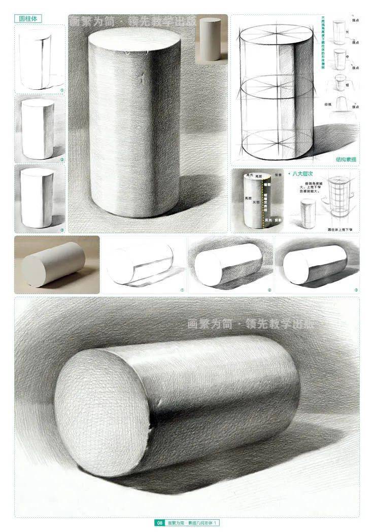 画繁为简素描几何形体1
