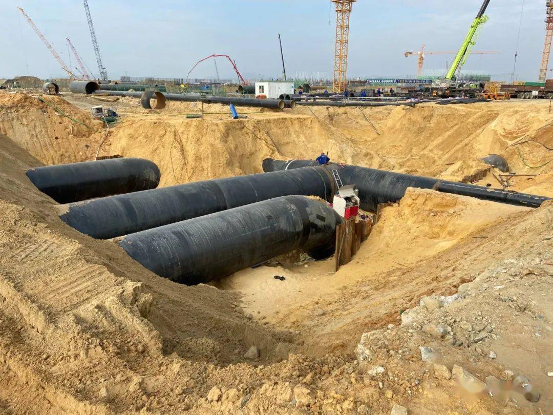 广东石化化工区地管分项目攻坚克难推进地下管网施工
