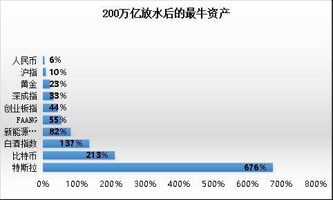 比特币、人民币、美国特斯拉、中国茅台！200万