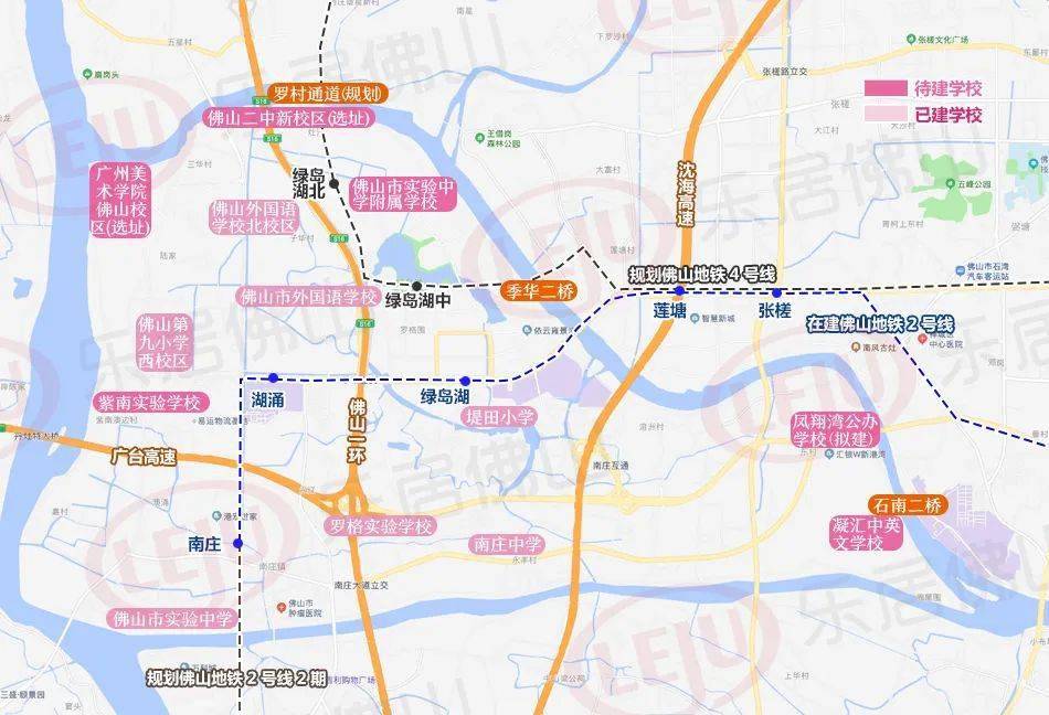 南庄配套大爆发2所三甲医院6所新校绿岛湖凤翔湾全发力