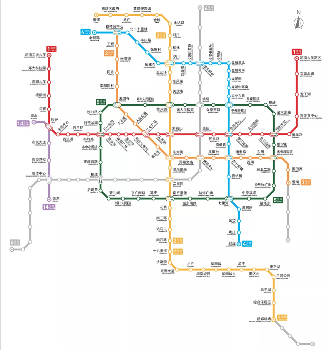 郑州地铁3号线一期,4号线开通!站点,首末班时间,票价