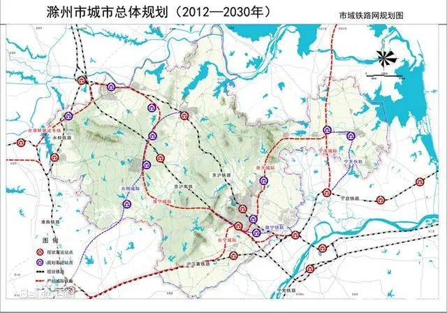 线路起自蚌埠南站, 途径明光,滁州后进入规划南京北站铁路枢纽.