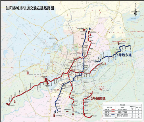 沈阳地铁六号线一期和一号线东延线正式开工!