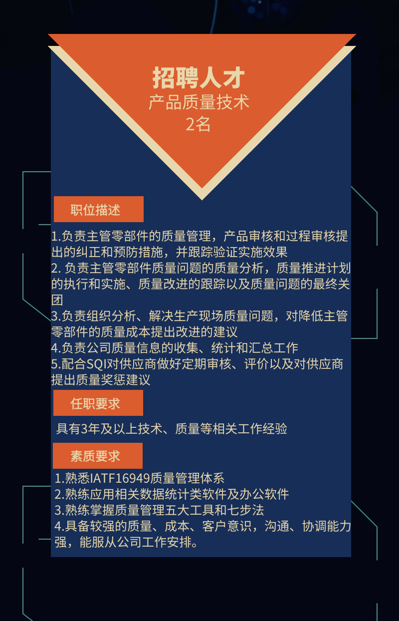 东风汽车动力零部件有限公司招聘启事