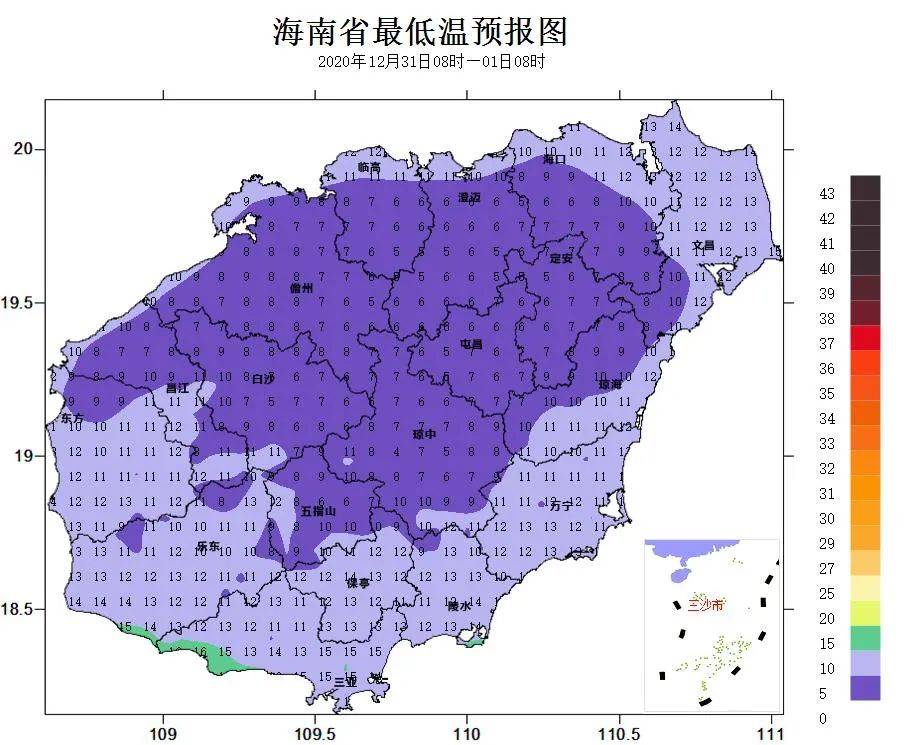 海南也冻到“发紫”！未来3天气温直降！最低5℃！