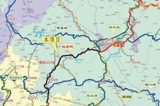 国道g235线尤溪西城至新阳(大田界)公路完成二,三期招标,即将全线开工