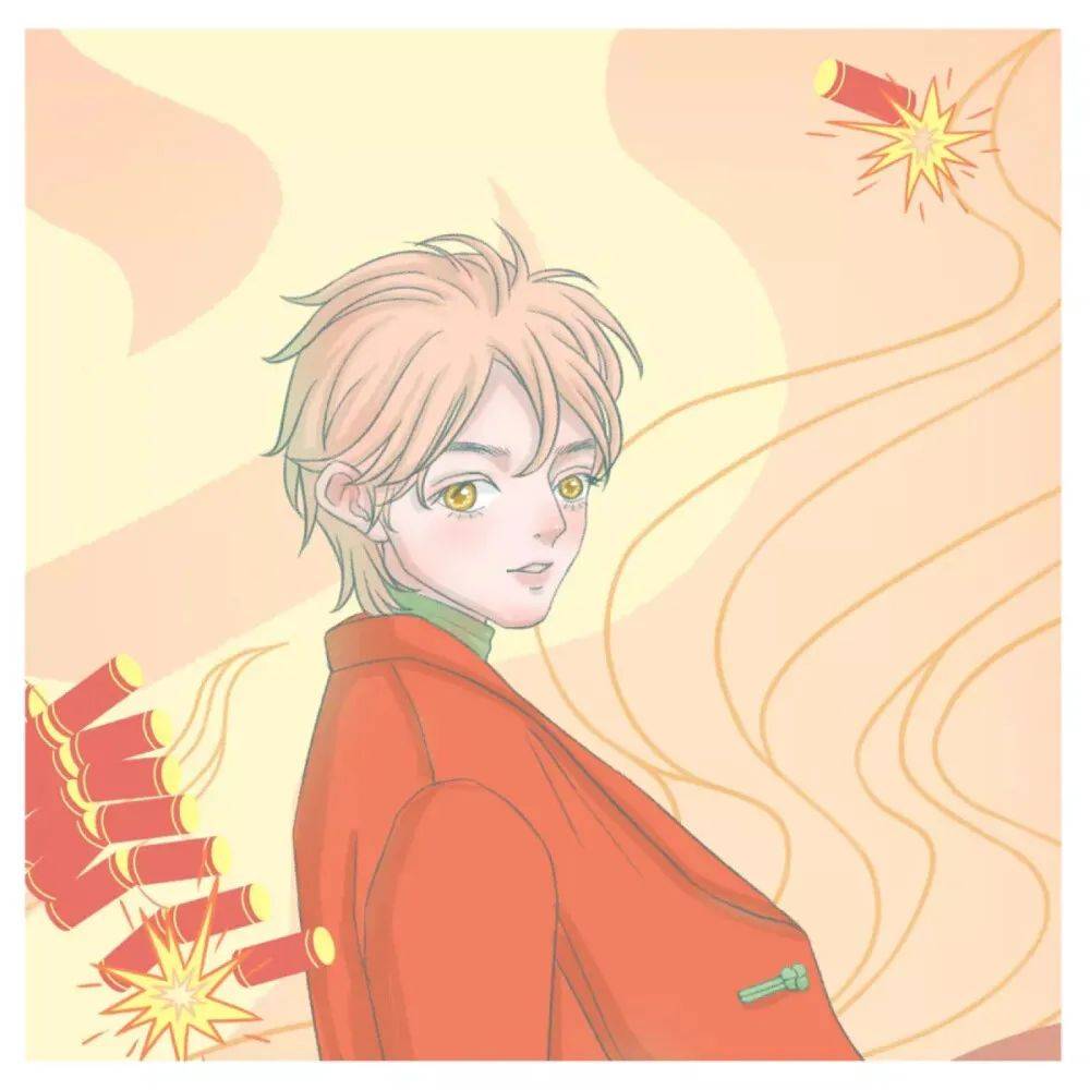动漫情头 | 满屏的新年红色系动漫情侣&闺蜜&基友头像