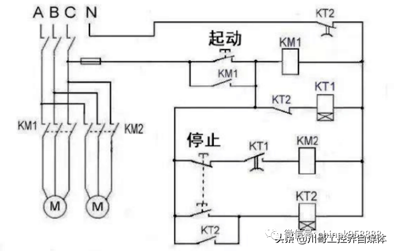 顺序起动,逆序停止