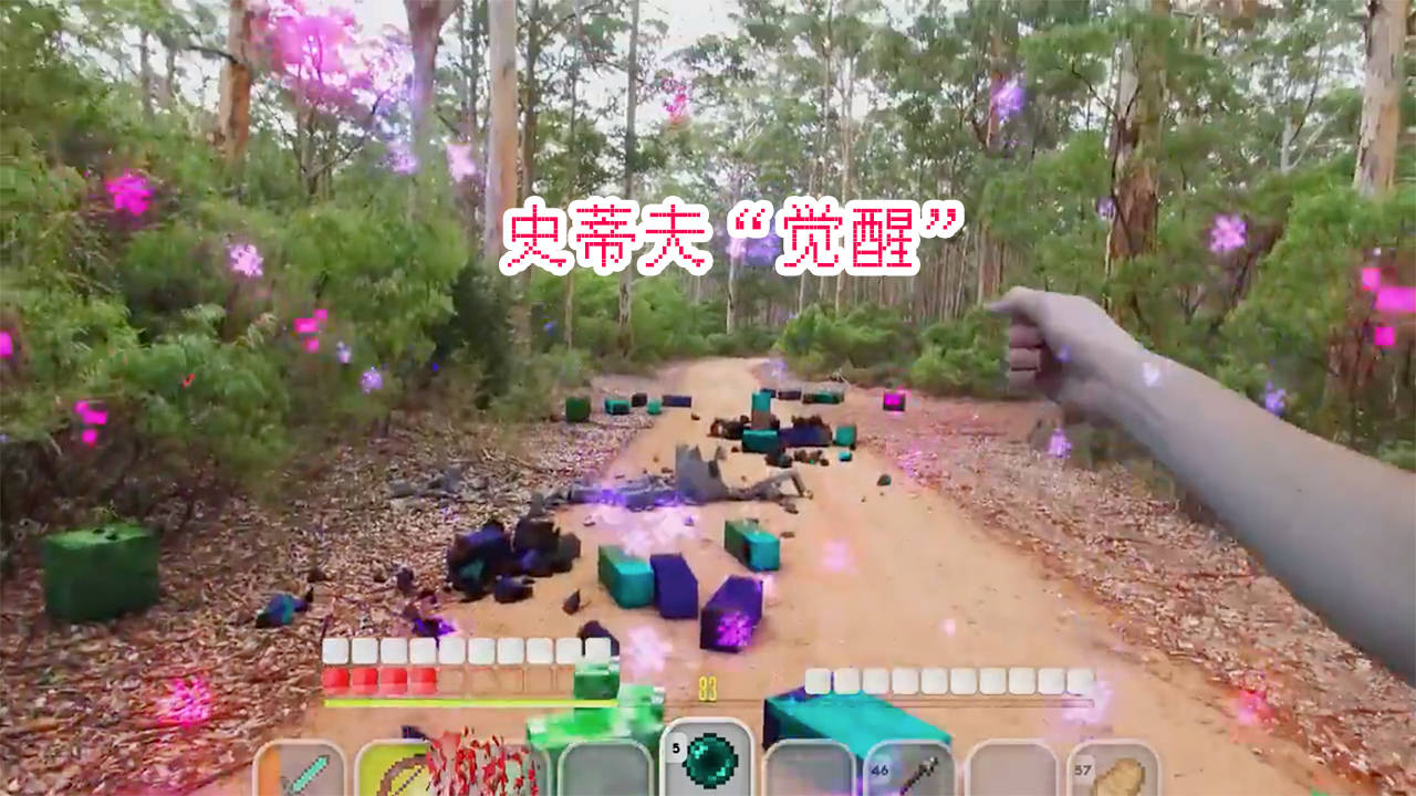 我的世界史蒂夫的超强觉醒him都感到害怕直接ko