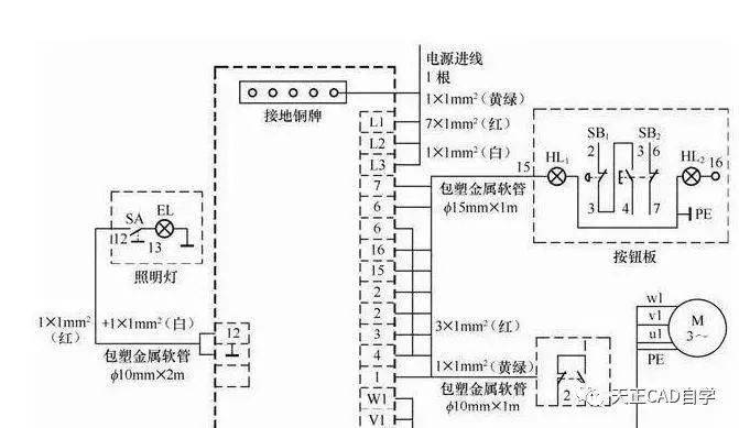 电气安装接线图