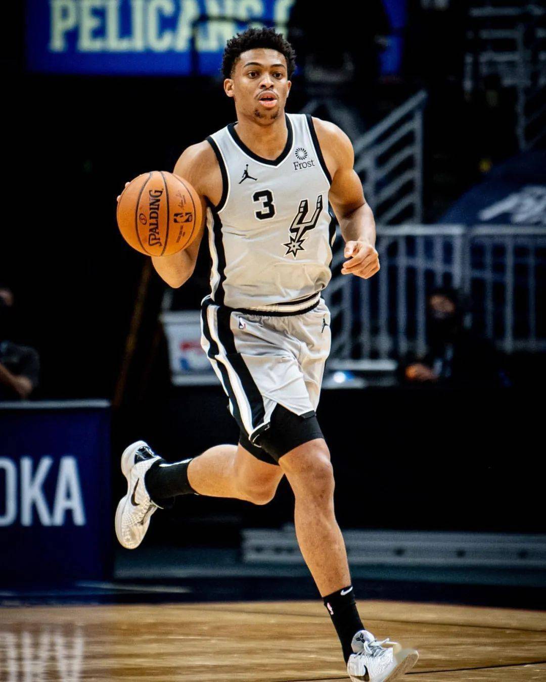 keldon johnson// nike zoom kobe v "zebra"