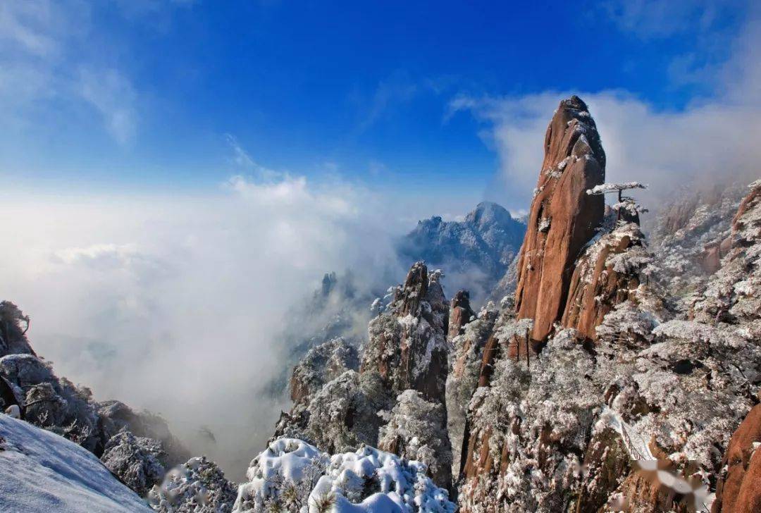 美出天际南国雪景何处寻尽在冬日庐山