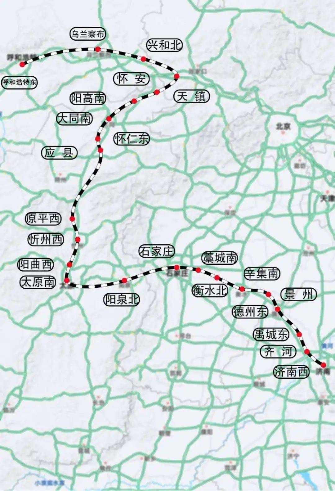 呼和浩特机场新增一条航线,快看都去哪?_列车