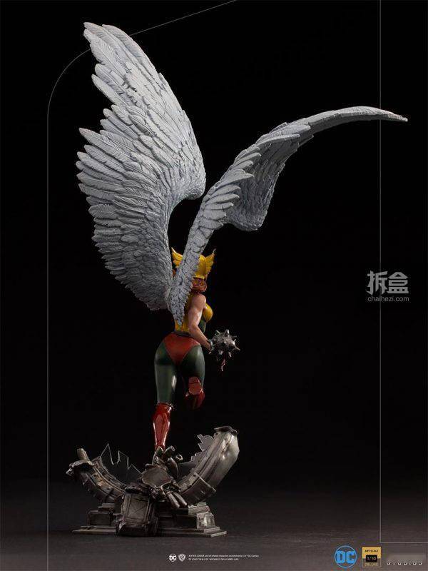 iron studios dc漫画超级英雄 hawkgirl 鹰女 1/10雕像