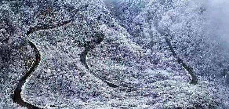 江津2021年的第一场雪 比以往来得更早一些