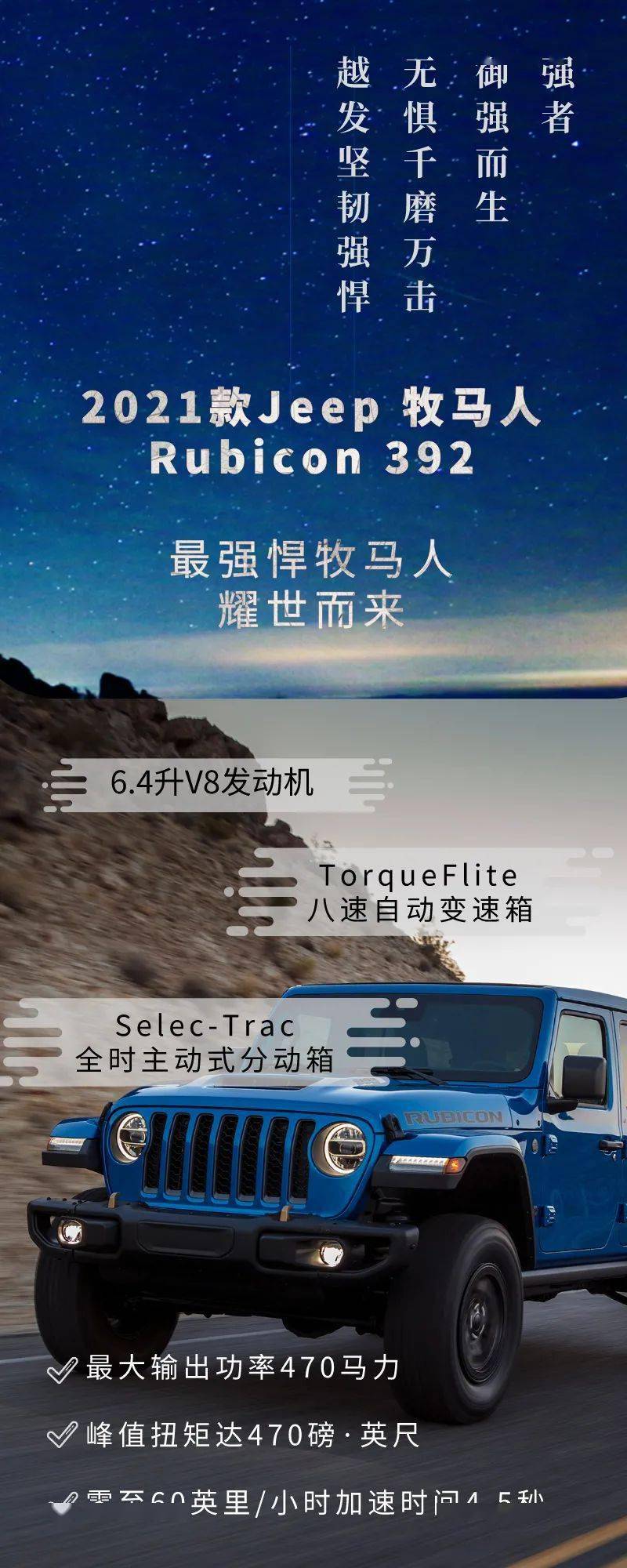 2021吉普牧民Rubicon 392,彪悍!