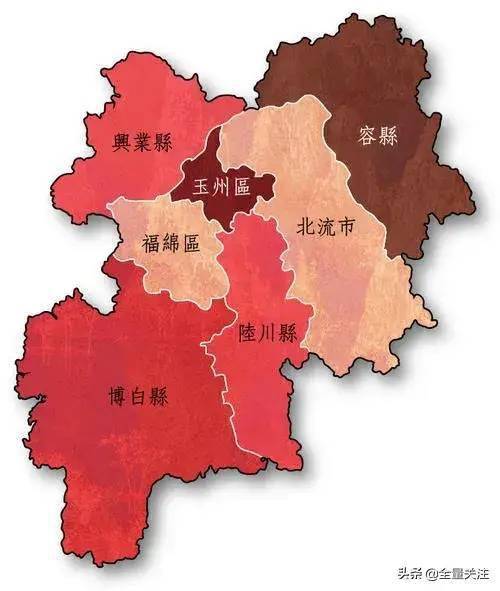 3,容县5601元/平  2,北流5712元/平  1,玉州6261元/平  玉林二手房