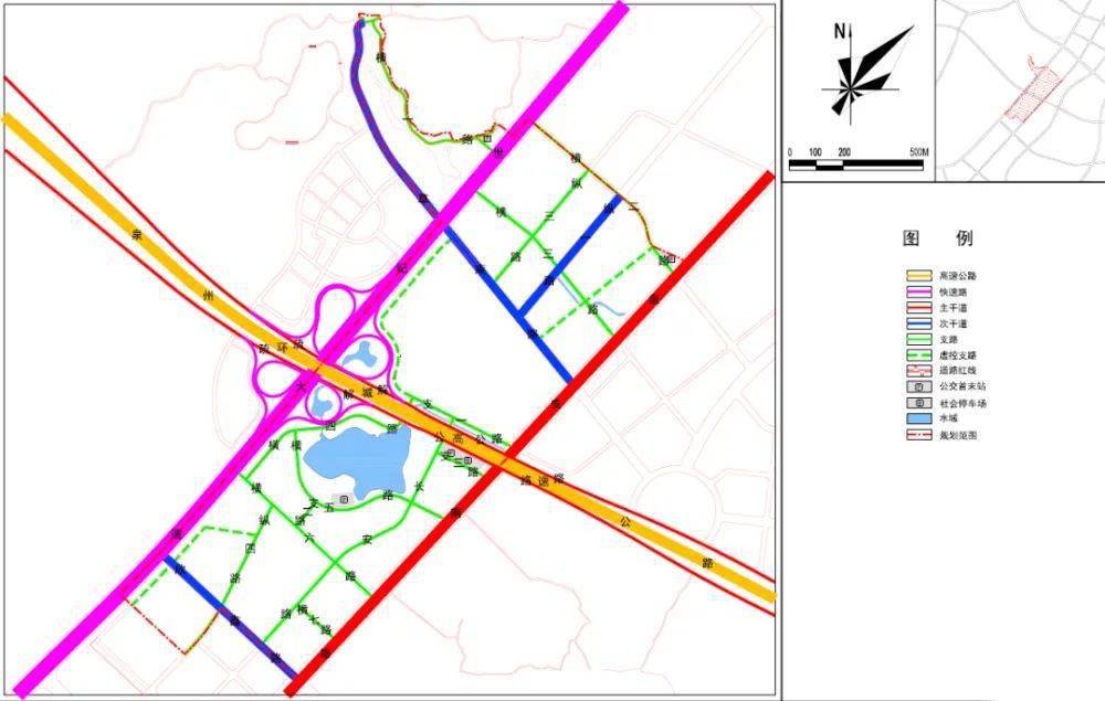 99公顷,商服用地11公顷,道路与交通设施用地54.