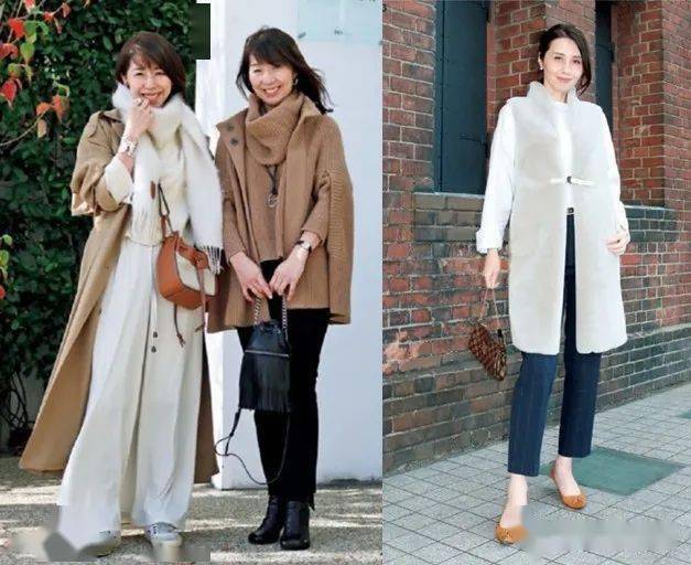 日本中年女性1月穿搭欣赏