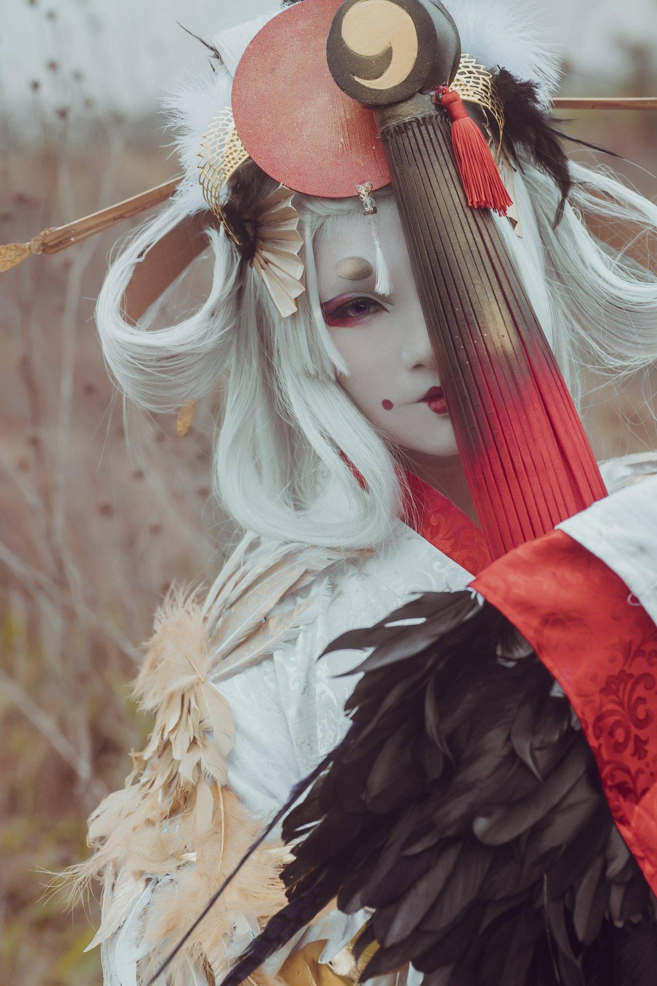 阴阳师手游姑获鸟金鸾鹤羽cosplay