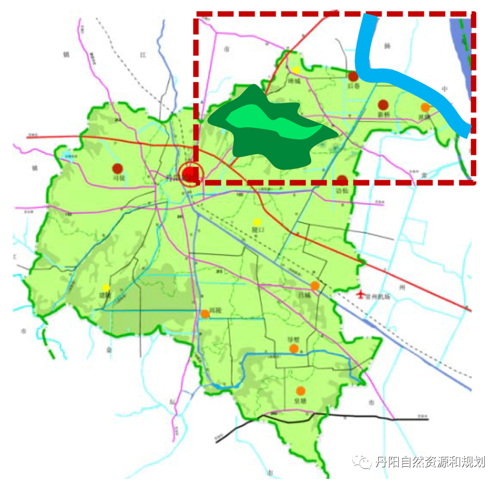 ▼▼▼市域乡村发展分区引导图▼▼▼来啦~丹阳市镇村布局规划(2020