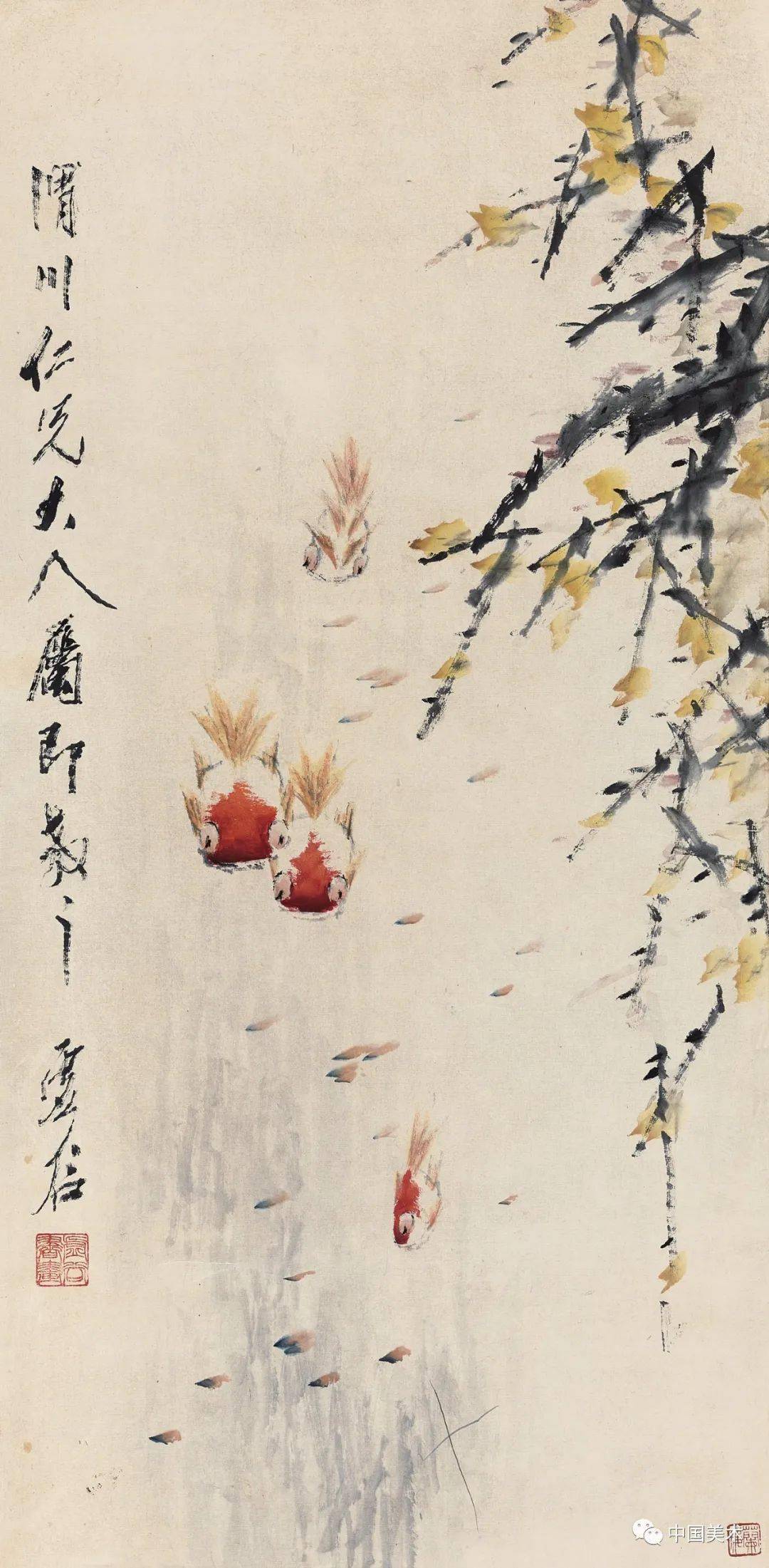【书画欣赏】身在佛堂,画在江湖:画风清新独特的大师