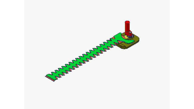 ▼双面刀刃灌木修剪机构▼割草机刀片驱动机构▼皮革抛光机▼用齿轮