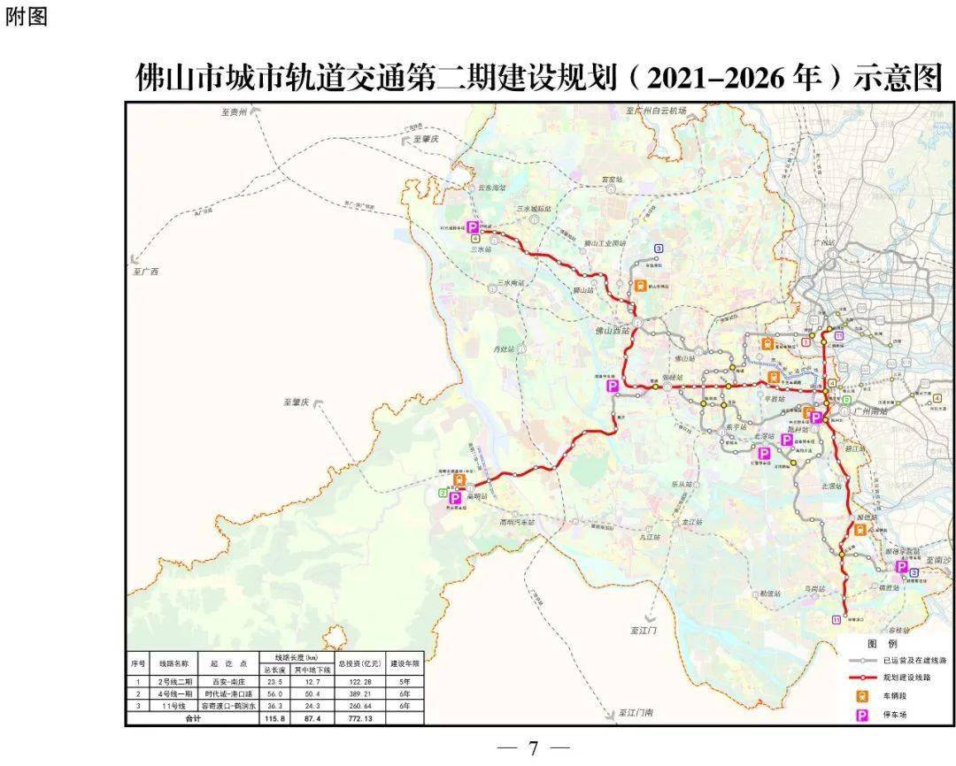 8 公里!发改委批复佛山城市轨道交通第二期