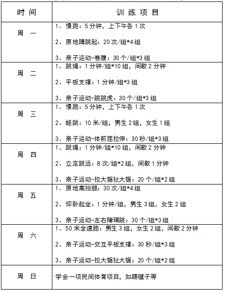 青岛四方实验小学寒假运动指南