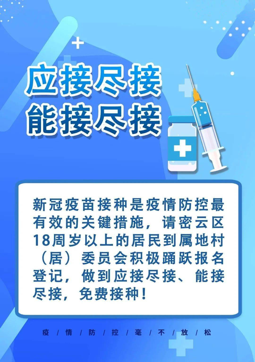 速转!密云区启用20个新冠疫苗临时接种点