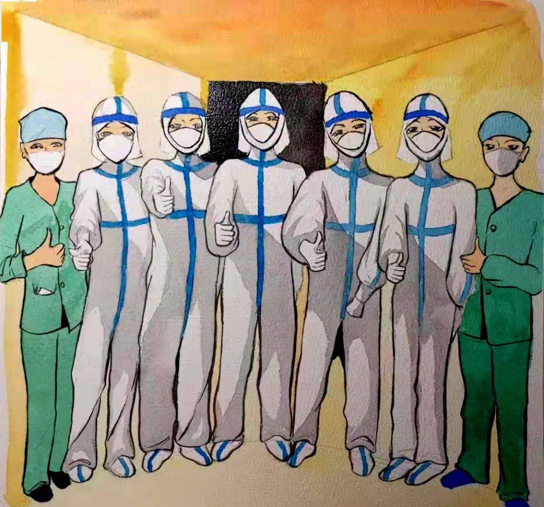 医学生用漫画诠释抗疫精神致敬感动