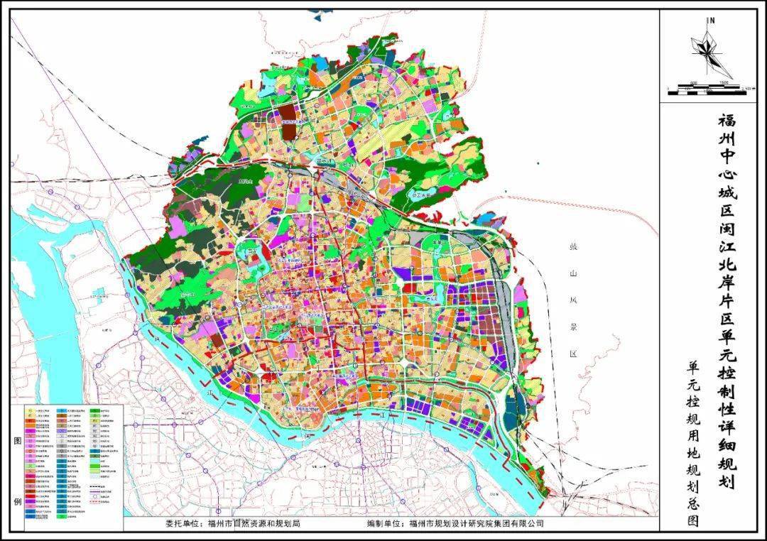 福州2020年总体规划图,德州2020年总体规划图 福州市闽江北岸片区控制性详细规划出炉