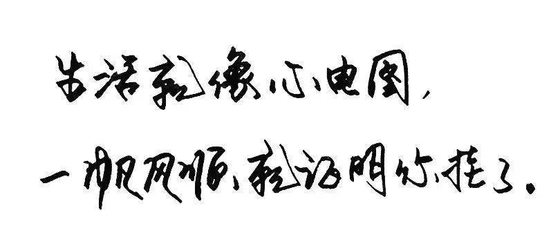 生活就像心电图,一帆风顺就证明你挂了.