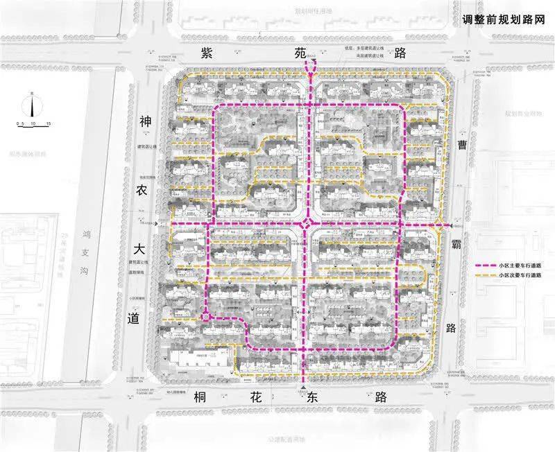 注意滨江壹号小区规划道路有所调整