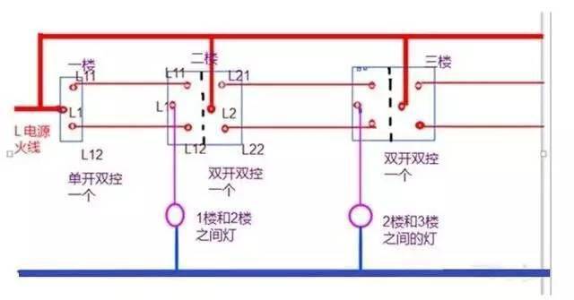 老电工秘籍30种常见的照明控制原理图