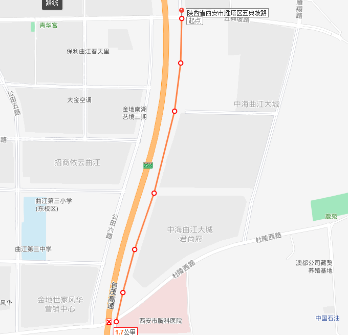 曲江这条道路正在加紧建设中!_杜陵