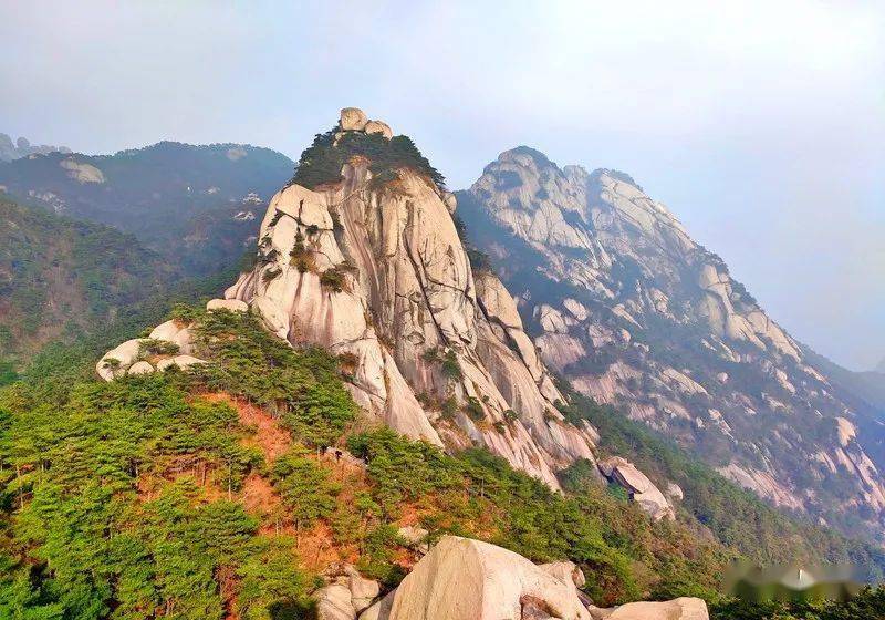 潜山天柱山风景区雄伟之美始于峰